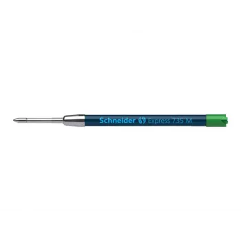 Schneider Express 735 guľôčkové pero – zelený atrament, nerez, Medium (G2) 50-7364
