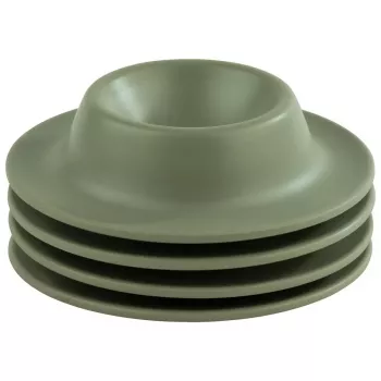 APS EGGY sada stojanov na vajcia so 4 kusmi, zelený melamín, priemer 85 mm, vhodná do umývačky 85295