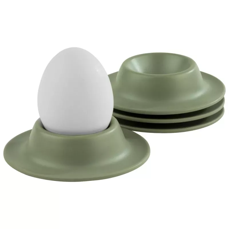 APS EGGY sada stojanov na vajcia so 4 kusmi, zelený melamín, priemer 85 mm, vhodná do umývačky 85295