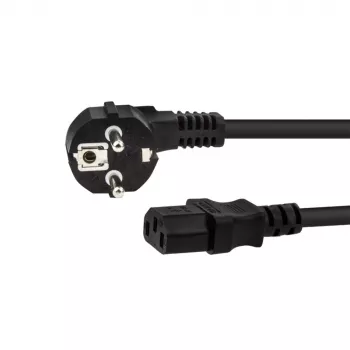 E+P SW 14 studený prívodný kábel 2,0 m čierny Schuko na IEC C13