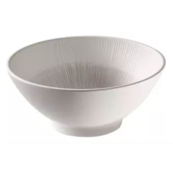 APS BLUSH okrúhla servírovacia misa, 190 mm, béžový melamín, stohovateľná, vhodná do umývačky, tepelne odolná (1 kus) 85509