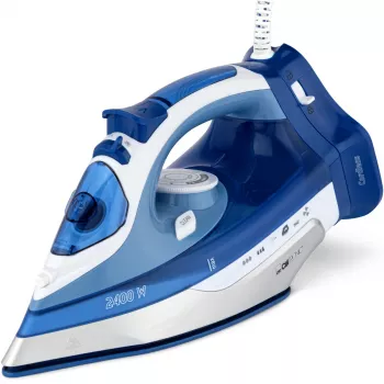 Clatronic DB 3706 suchá a parná žehlička keramická žehliaca plocha modrá/biela 2400 W 263858