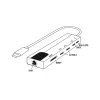E+P USB-C multiport adaptér 6-in-1 MPA6 čierny/strieborný