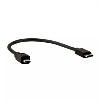E+P CC 324/02 USB 3.1 kábel, 0,2 m, USB-C na Micro-B, čierny 0000853270