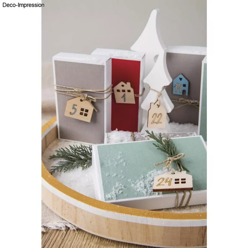 Rayher adventný kalendár čísla drevo 1-24 prírodné (46812505)