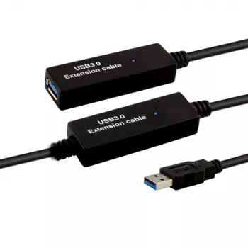 E+P USB 3.0 aktívny predlžovací kábel 10m čierny CC380/10 874110