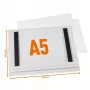 DURABLE vodotesný magnetický rám na plagát A5, balenie 5 ks, čierny 505819