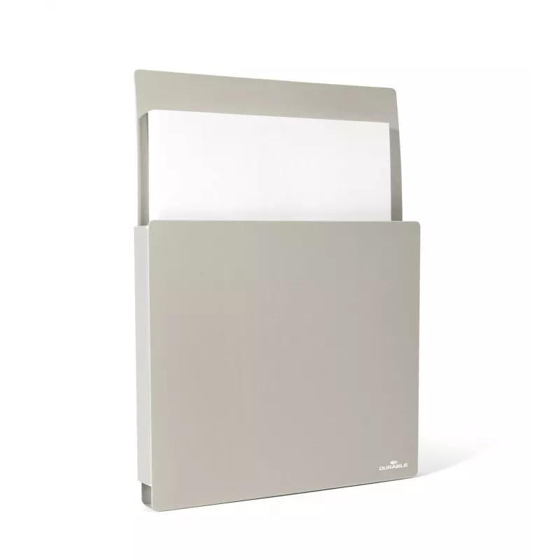 DURABLE samolepiaci držiak na prospekty sivý DIN A4 245 x 27 x 330 mm 507210