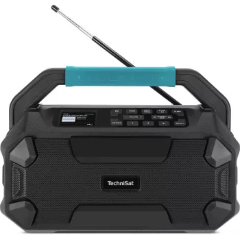 TechniSat VIOLA 231 OD DAB+ & UKW stavebné rádio s Bluetooth, odolné proti striekajúcej vode IPX4, čierne