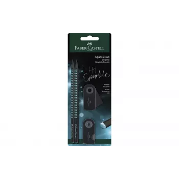 Faber-Castell Midnight Ocean Sada ceruziek B, čierna/modrá 118295