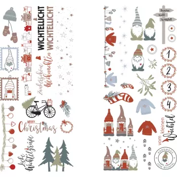 Rayher dekoračný predmet transferová fólia Nordic Winter viacfarebná 2 listy (31663000)