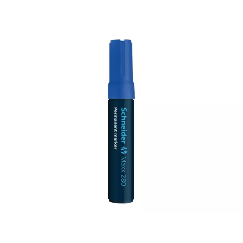 Schneider Maxx 280 Permanentný popisovač, klinový hrot 4-12 mm, modrý 128003