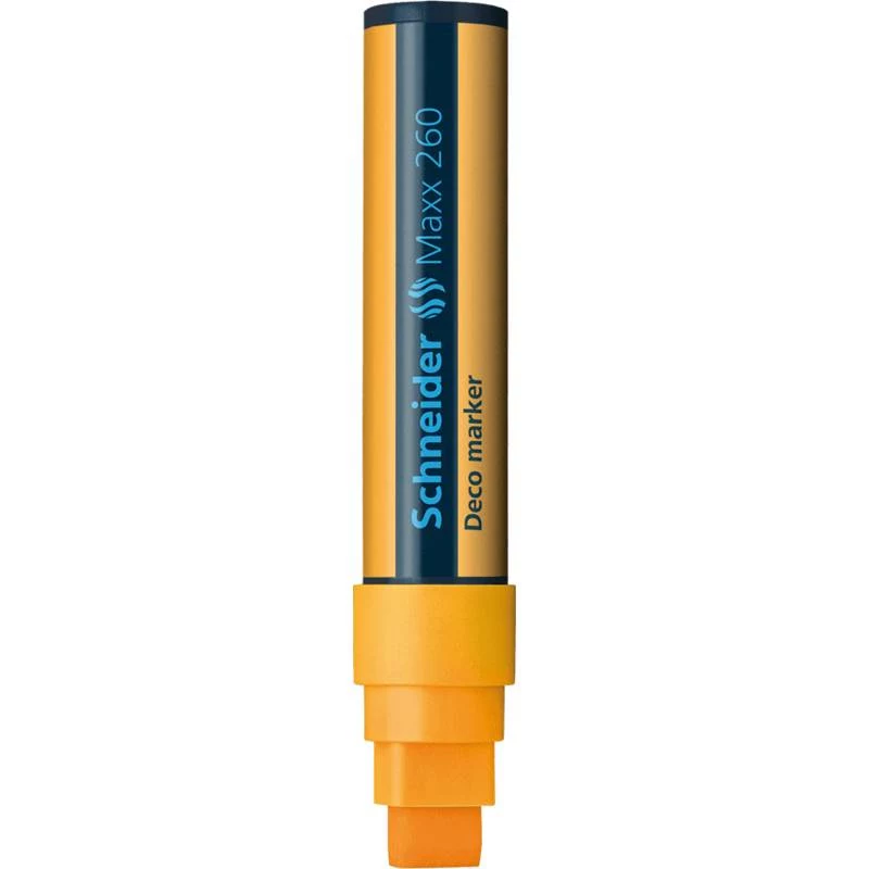 Schneider Maxx 260 Deco Kriedový popisovač, 5-15 mm, oranžový 126006