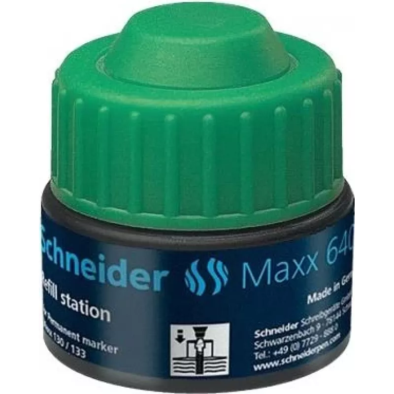 Schneider Maxx 640 náhradná náplň markera zelená 30 ml 164004