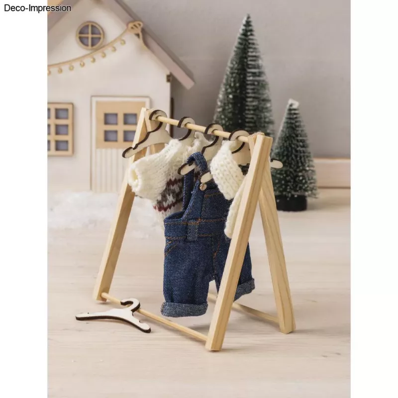 Rayher Mini stojan na bielizeň pre škriatkov, prírodný, 1 sada 46814505
