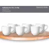 Ritzenhoff & Breker Skagen biele porcelánové kávové šálky 440 ml sada 6 ks 317329