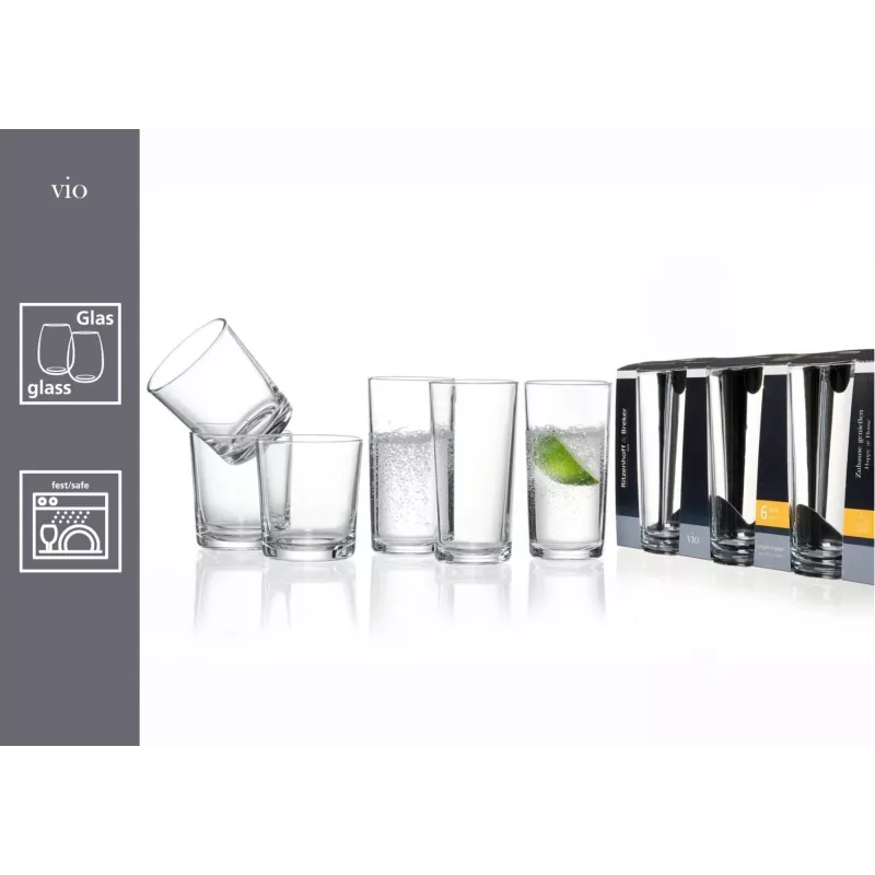 Ritzenhoff & Breker 4ALL 690231 Poháre na whisky, sada 6 kusov