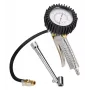 Einhell 4133110 analógový merač tlaku v pneumatikách s manometrom, 0-10 bar / 0-145 psi, vypúšťací ventil