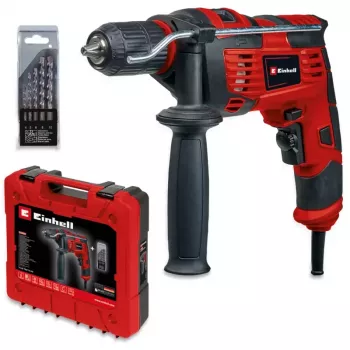 Einhell TC-ID 720/1 E Kit príklepová vŕtačka 720 W so 5-dielnou sadou vrtákov a prenosným kufrom 4259846