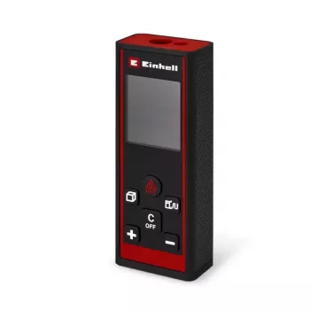 Einhell TC-LD 60 R Laserový diaľkomer dosah 60 m, plocha, objem, Pytagoras, IP54, podsvietený LCD, Soft Grip, vrátane puzdra a batérií 2270082