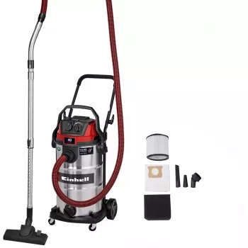 Einhell TE-VC 4090 SACL Mokro-suchý vysávač 40 l nerez trieda prachu L 2347445