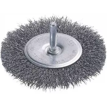 Wolfcraft 75 mm uzlový okrúhly drôtený kotúč so stopkou 6,3 mm 2100000