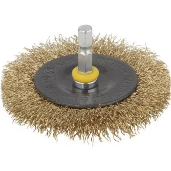 Wolfcraft kotúčová kefa so stopkou 1/4