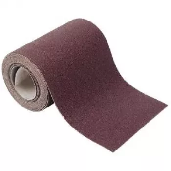 Wolfcraft 1741000 brúsny papier na suchý zips v rolke, zrnitosť P120, 4 m x 115 mm, oxid hlinitý, na drevo, lak, farbu, tmel, plasty, ľahké kovy