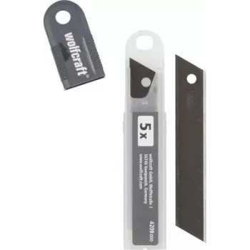 Wolfcraft Profi-Sharp 18 mm odlamovacie čepele, čierna, balenie 10 ks 4208000