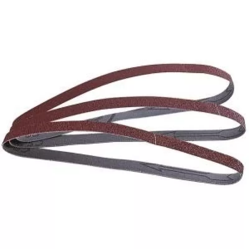 Wolfcraft 1725000 brúsny pás zrnitosti 80, 457 mm x 13 mm, 3 kusy