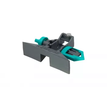 Wolfcraft 5221000 koncový doraz vodiacej lišty, plast, čierna
