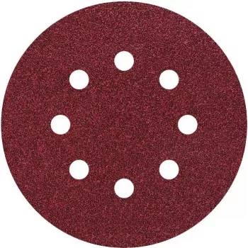 Wolfcraft 3180000 brúsne kotúče na suchý zips, 125 mm, zrnitosť 24, balenie 5 ks