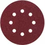Wolfcraft 3180000 brúsne kotúče na suchý zips, 125 mm, zrnitosť 24, balenie 5 ks