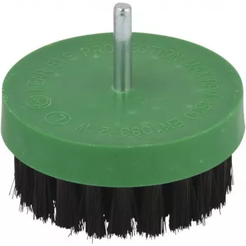 Wolfcraft 2713000 leštiaca kefa, priemer 80 mm, bavlna, stopka 6 mm, 4500 ot/min