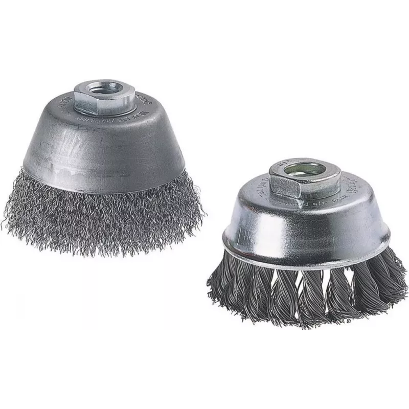 Wolfcraft miskový kotúč z uzlového drôtu M14 75 mm 2125000
