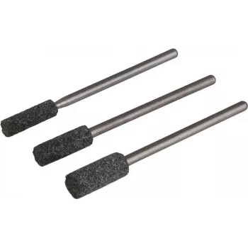 Wolfcraft 2175000 sada keramických brúsnych hrotov, 3-dielna, stopka 2,35 mm