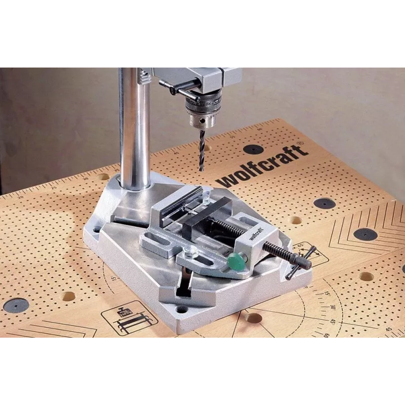 Wolfcraft 3423000 zverák so šírkou čeľustí 85 mm a rozperou 80 mm