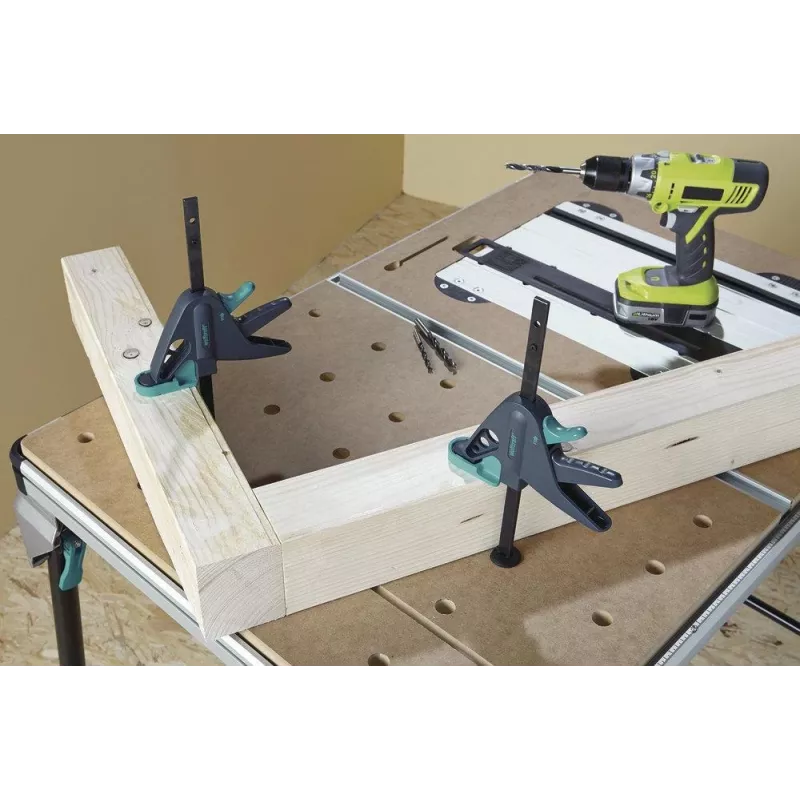 Wolfcraft 3036000 zverák na pracovný stôl, rozovretie 120 mm