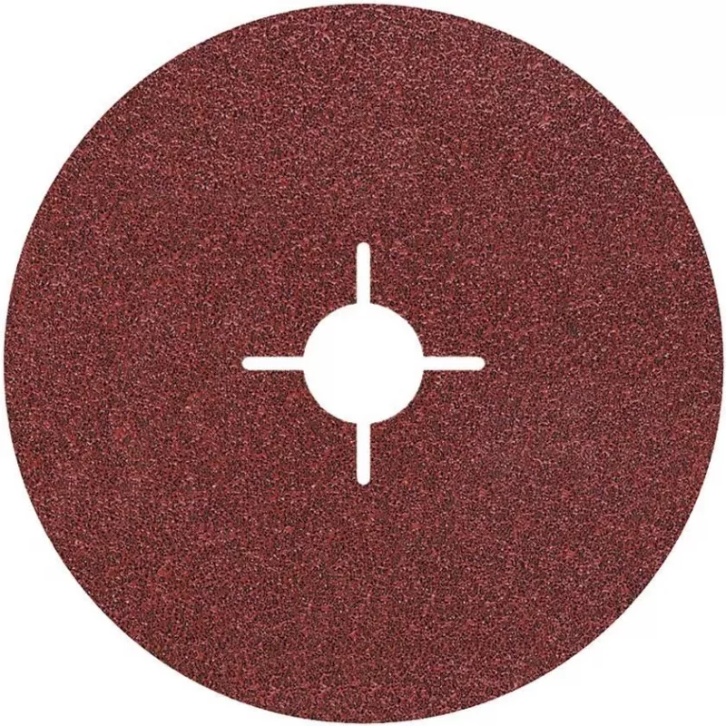 Wolfcraft 2476000 Brúsny papier pre brúsny tanier, bez perforácie, zrnitosť 24/40/60/100, 115 mm, 1 sada