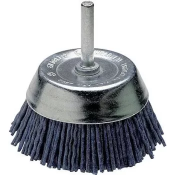 Wolfcraft nylonová kotúčová kefa, 1/4 palca (6,3 mm) stopka, 50 mm priemer, 4500 ot/min 2729000