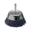 Wolfcraft nylonová kotúčová kefa, 1/4 palca (6,3 mm) stopka, 50 mm priemer, 4500 ot/min 2729000