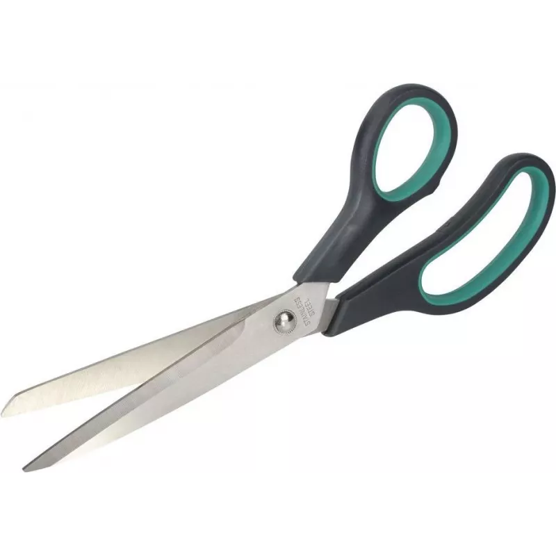 Wolfcraft 4117000 kuchynské nožnice 250 mm čierno-zelené