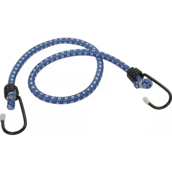 Wolfcraft 3293000 expandér gumené lano 0,5 m x 6 mm, 2 háky, čierne