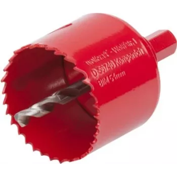 wolfcraft 5472000 bi-metalová HSS dierová pílka 20 mm pre drevo, kov, plast, sadrokartón