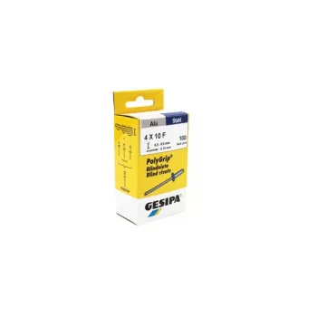 GESIPA PolyGrip® slepý nit 4,0 x 10,0 mm hliník/oceľ (100 kusov) 1433848