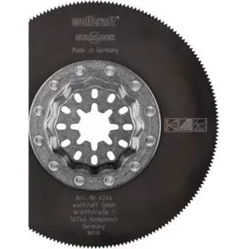 Wolfcraft 4244000 segmentový pílový list 85 mm HSS pre oscilačné multifunkčné nástroje, 1 ks