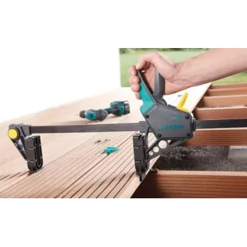 Wolfcraft 6985000 zverák s rozpätím 450 mm a upínacou silou 120 kg