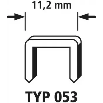 Wolfcraft 2000 sponky so širokým chrbtom 2000 kusov 7026000 rozmery (Š x V) 11,2 mm x 6 mm