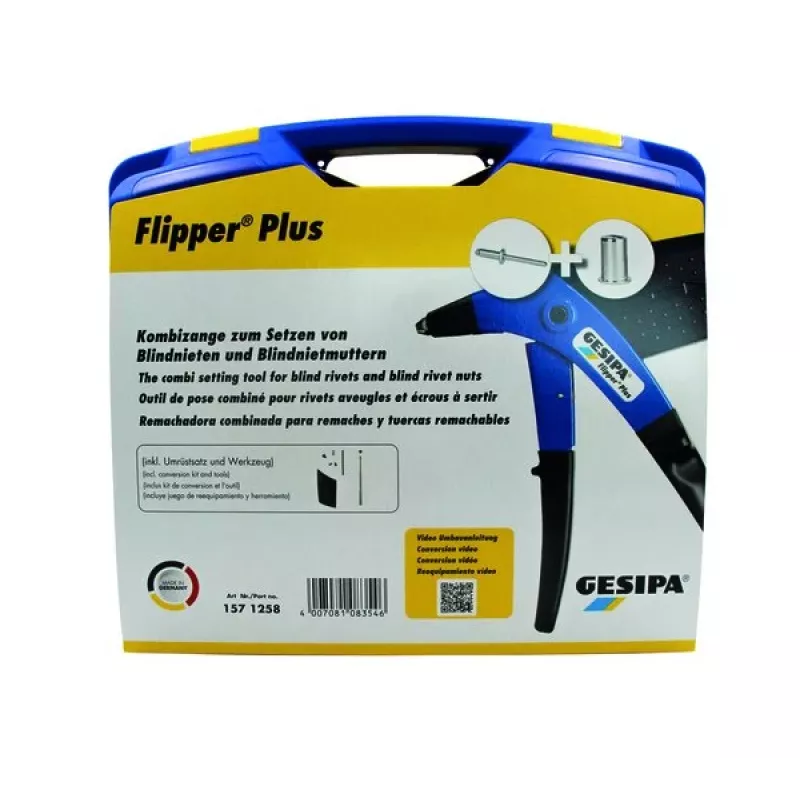 Gesipa 1571258 ručný nástroj na slepé nitovacie matice, 217 mm, M3-M6