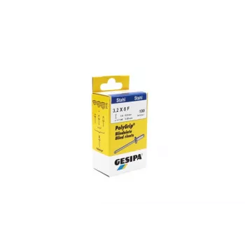 GESIPA PolyGrip® slepý nit 3,2 x 8 mm oceľ/oceľ, 100 kusov 1464887